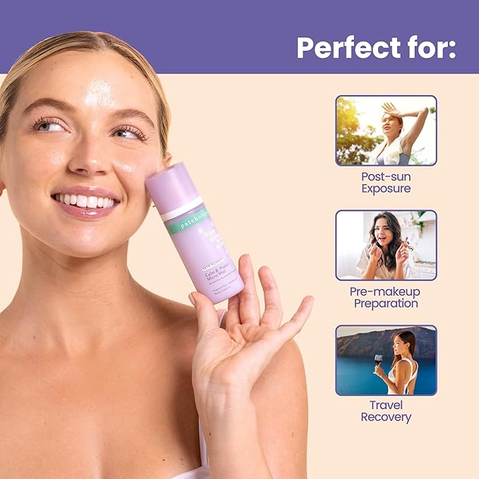 Patchology Skin Remedy Calm & Protect Micro Mist – Hydrating Facial Spray with Ectoin, Probiotics & Botanical Blend - Fragrance Free - Refines Pores & Leaves a Fresh Glow - 80 mL-FemmiqueWomen