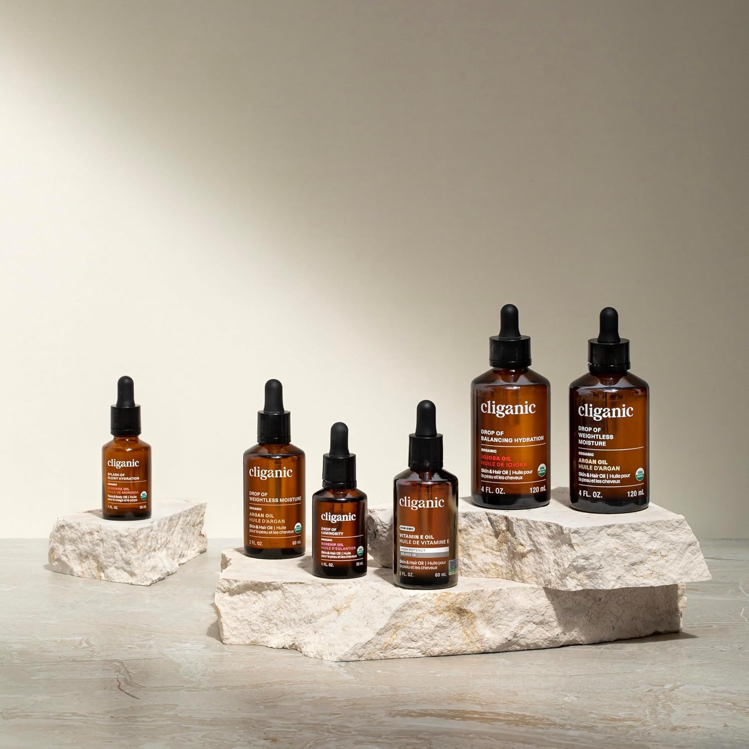 Cliganic Pure Vitamin E Oil for Skin, Scars, Hair & Face - 120,000 IU, Non-GMO Verified | Natural D-Alpha Tocopherol-FemmiqueWomen