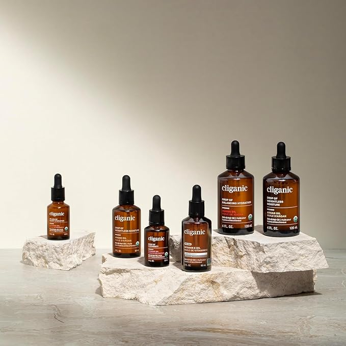 Cliganic Organic Rosehip Seed Oil for Face, 100% Pure | Natural Cold Pressed Unrefined Non-GMO | Carrier Oil for Skin, Hair & Nails (Packaging May Vary)-FemmiqueWomen