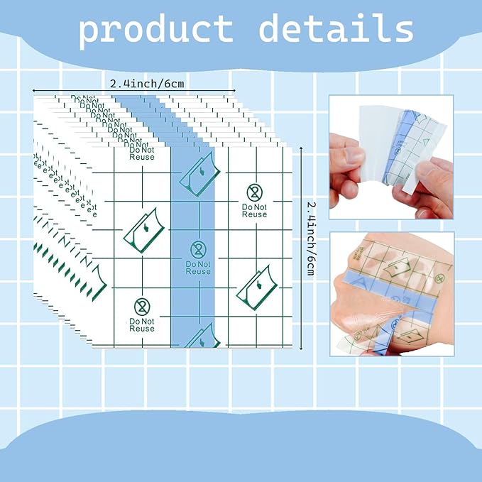 150 Pieces Makeup Hand Palette, Disposable Cosmetics Mixing Palette Foundation Mixing Tray Adhesive Waterproof Transparent Palettes for Makeup Art (2.36 X 2.36 Inch)-FemmiqueWomen