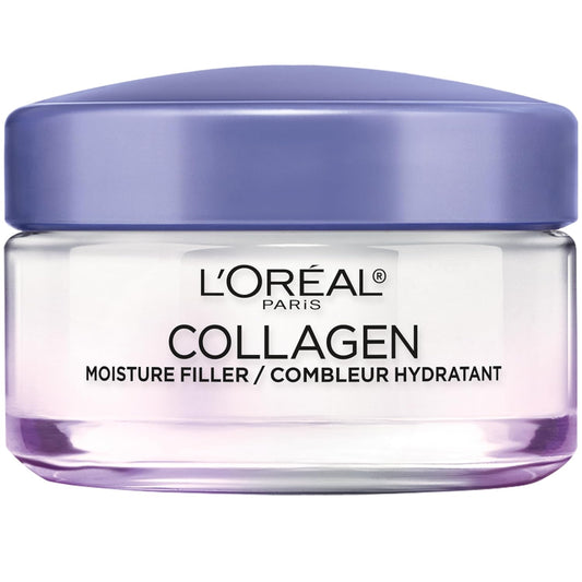 L’Oreal Paris Collagen Daily Face Moisturizer, Anti Aging Face Cream to Reduce Wrinkles and Provide Intense Hydration, 1.7 oz-FemmiqueWomen