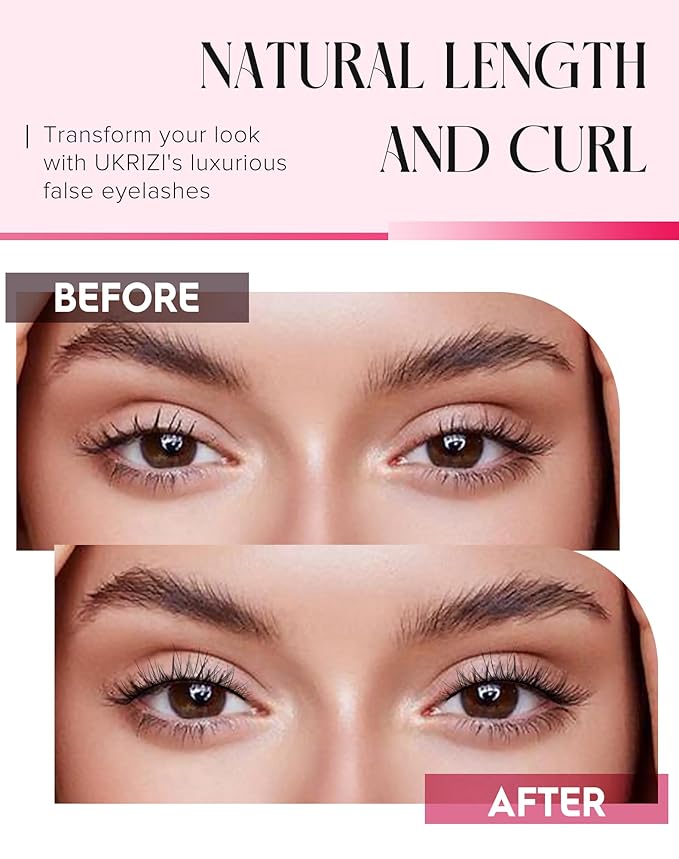 Natural Lashes Natural Eyelashes Short Eyelashes Natural Look False Eyelashes Wispy Eye Lashes Small Lashes Fake Lashes K33-FemmiqueWomen