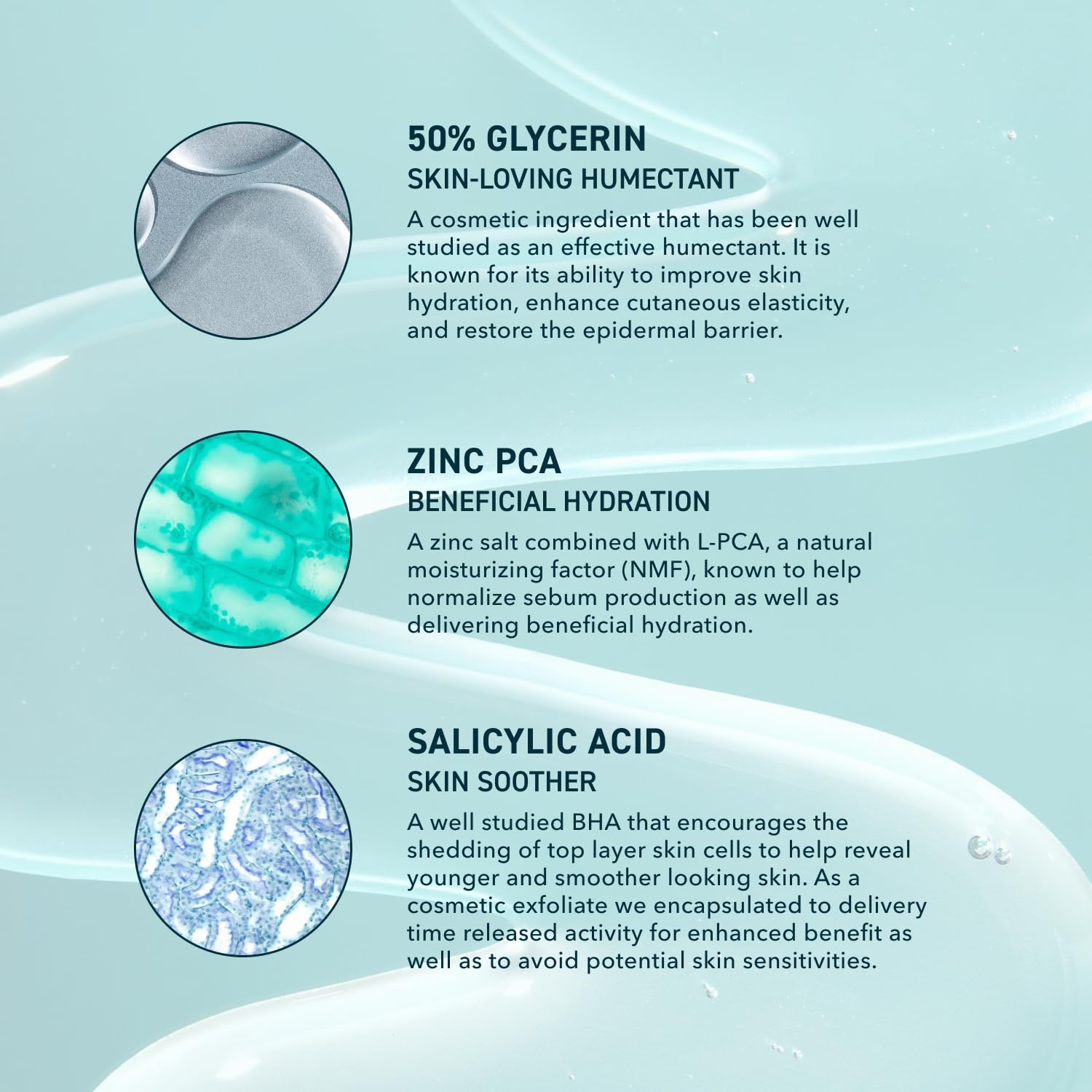 Skin Gleanser SA, Moisturizing Glycerin Face Wash,1% Salicylic Acid Face Cleanser, Unscented and Combination Skin Face Soap, 13.5 ounce (each) Pump Bottles - 6.75 fluid ounce (Pack of 2)-FemmiqueWomen