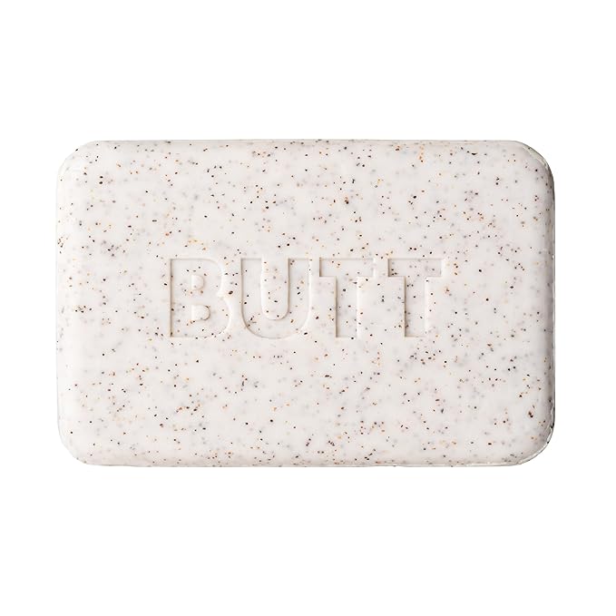 MARLOWE. No. 069 Butt Face Mens Soap, 7 Oz, Double Sided Moisturizing & Body Exfoliator Bar Soap with Pumice & Apricot Seed Powder, Crisp Sea Air, Fresh Sage + Cedarwood Scent-FemmiqueWomen