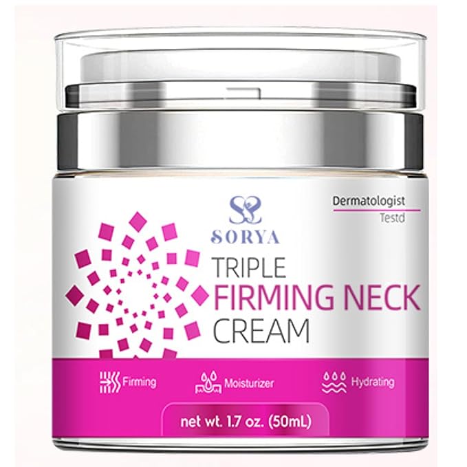 Neck Firming Cream Aging Wrinkles Neck Moisturizer with Retinol, Collagen & Hyaluronic Acid, Hydrating Skincare for All Skin Types for Men & Women-FemmiqueWomen