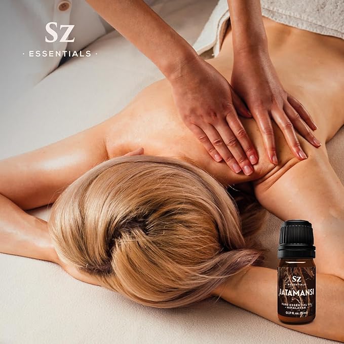 Jatamansi Essential Oil aka Spikenard - 100% Pure & Undiluted - Extracted from Nardostachys Jatamansi - Strong & Powerful Scent with Earthy Overtones - Therapeutic Grade - 0.17oz-FemmiqueWomen