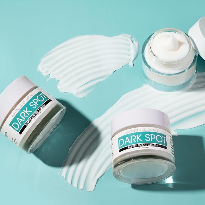 Advanced Clinicals Dark Spot Face Moisturizer | Lactic Acid Lotion For Face With Caffeine, Cocoa Butter, & Vitamin A | Brightening Cream Visibly Reduces Look Of Dark Spots & Uneven Skin Tone, 2 Fl Oz-FemmiqueWomen