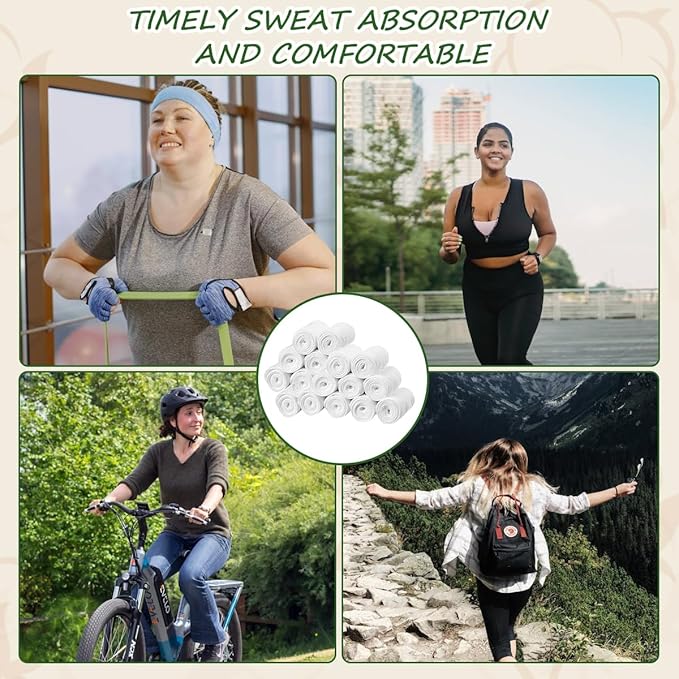 16 Pack Cotton Tummy Liners and Bra Liners Set for Sweat Rash Skin Folds Plus Size Women Sweating Supplies-FemmiqueWomen