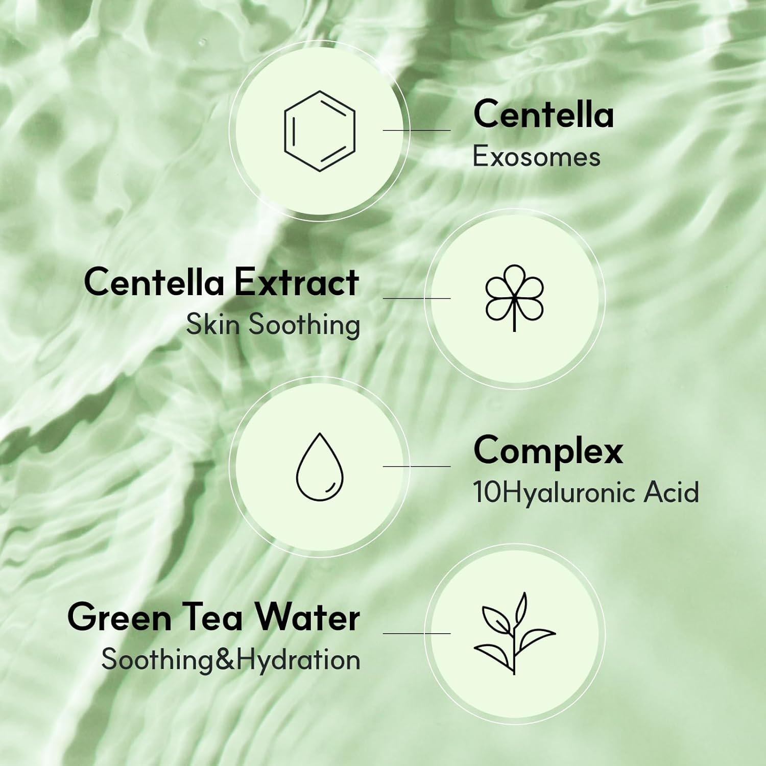 Centelsome 5X Soothing Toner 6.76 fl oz/200ml | Hydrating & Calming Korean Facial Toner with Green Tea, Centella Asiatica & Exosomes | Supports Sensitive, Dry & Acne-Prone Skin-FemmiqueWomen