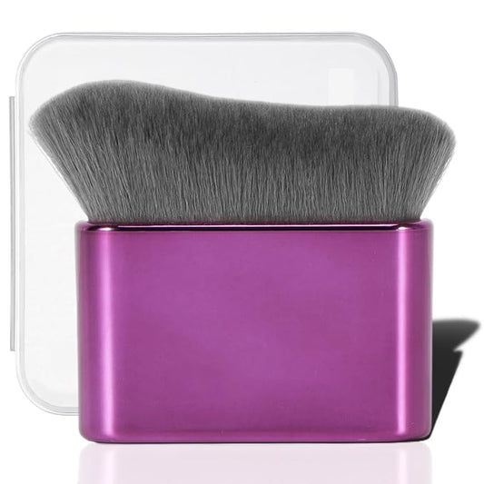 Self Tanner Brush for Body & Face - Kabuki Makeup Brush for Self-Tanner,Tanning Mousse,Foundation & Bronzer | Streak-Free Application,Super Soft Bristles,Professional Tanning & Body Makeup Tool-FemmiqueWomen