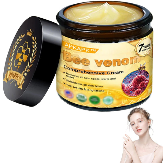 Bee Venom Comprehensive Cream, Professional bee venom cream for Removing and Repair, Bee Venom Skin Treatment Cream, Natural Serum Suitable for All Skin Types (1 Pack)-FemmiqueWomen