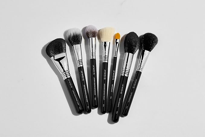 Sigma Beauty Professional F23 Soft Angled Contour™ synthetic Face Makeup Brush with SigmaTech® fibers for Contouring, Sculpting and Highlighting-FemmiqueWomen