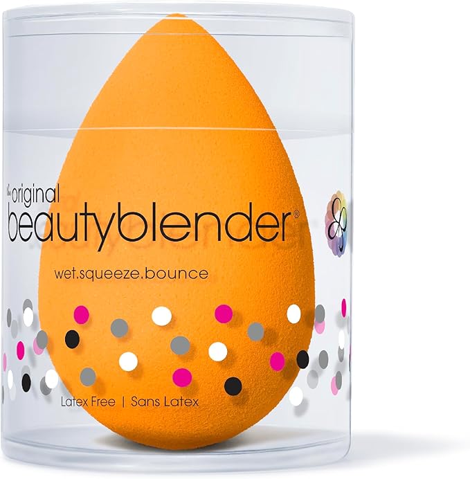 Beautyblender® | Pop Beauty Blender Makeup Sponge, Super-Soft Foam Easily Blends Foundations, Powders & Creams, Made in USA, Reusable, Washable, Streak Free Application, Vegan, Cruelty Free-FemmiqueWomen
