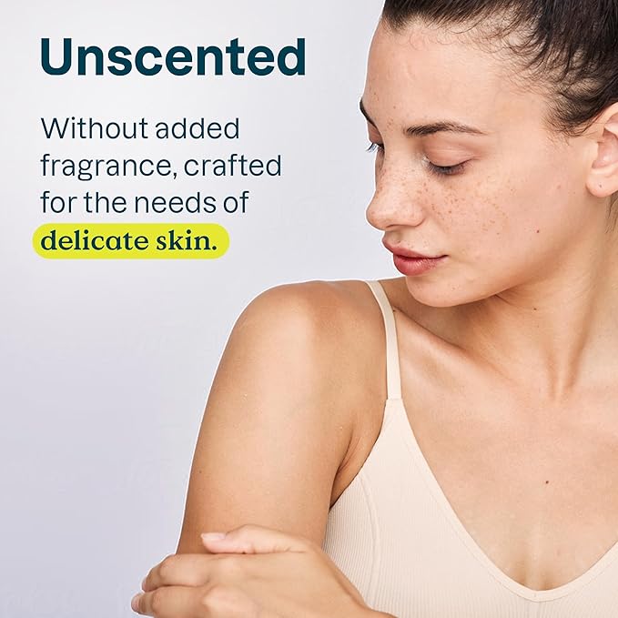 ATTITUDE Body Cream for Sensitive Skin with Oat, EWG Verified, Dermatologically Tested, Vegan, Extra Gentle, Unscented, 8 Fl Oz-FemmiqueWomen