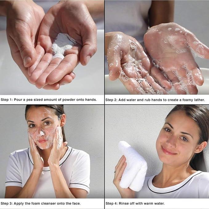 Hanalei Papaya Powder Face Cleanser - Gentle Daily Exfoliating Wash, Hydrating Non-Stripping Formula for All Skin Types - Travel-Friendly - Cruelty-Free & Paraben-Free, 60g-FemmiqueWomen