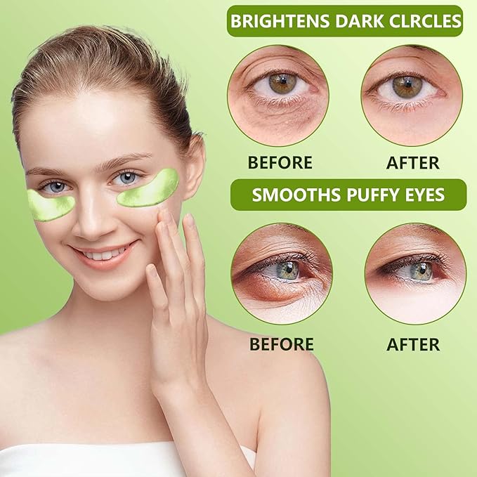 30 Pairs Under Eye Masks,Moisturizing Hydrating Under Eye Patches for Puffy Eyes,Under Eye Treatment for Dark Circles Eye Bags Fine Lines,Eye Skin Care Products for Women & Man-FemmiqueWomen