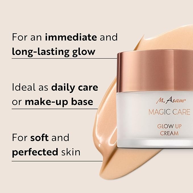 M. Asam MAGIC CARE Glow Up Cream (1.69 Fl Oz) - Light facial cream with immediate & long-term glow effect, skincare for fresh and youthful complexion, ideal as day care & as make-up base.-FemmiqueWomen