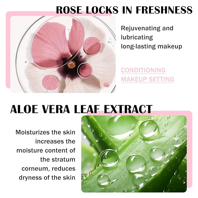 2PCS Makeup Setting Spray for Face,Waterproof Setting Spray for Makeup,Long Lasting Oil Control Finishing Holding Face Mist,Refreshing Hydrating Glossy and Matte Fixing Facial Mist Make Up Set A2-FemmiqueWomen