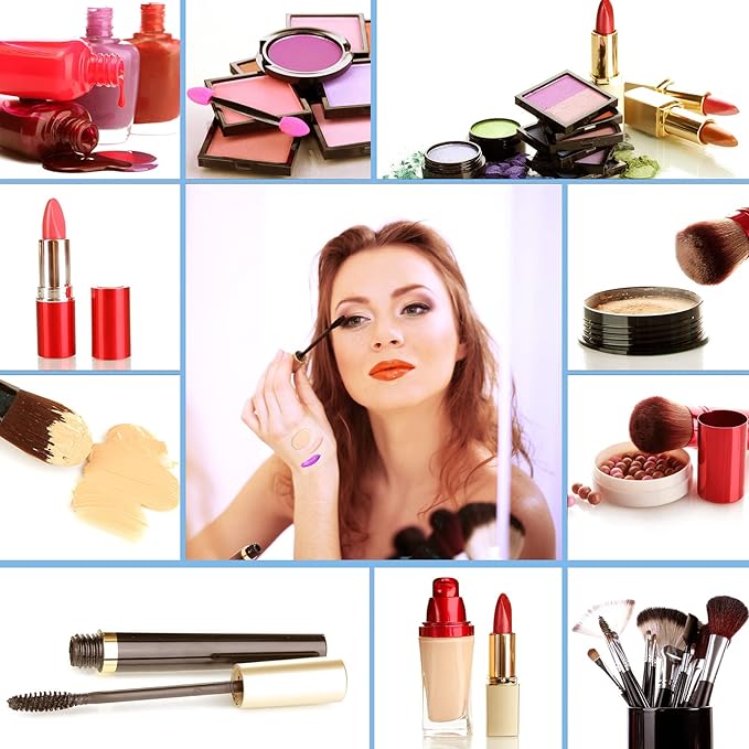 200 Pieces Makeup Hand Palette Single Use Makeup Mixing Palette Disposable Foundation Mixing Tray Adhesive Artist Cosmetic Makeup Palette Waterproof Makeup Tape for Women Girl Supplies, 2.4 x 2.4 Inch-FemmiqueWomen