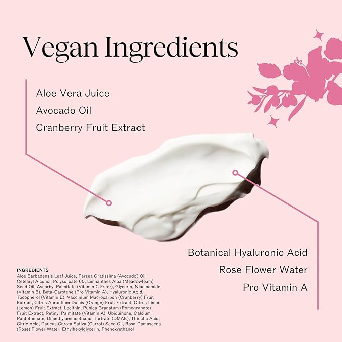 LilyAna Naturals Face and Neck Moisturizer for Women and Men - Moisturizer Face and Neck Cream for Dry Skin and Dark Spot Brightening - Rose and Pomegranate Extracts - 1.7oz (Pack of 2)-FemmiqueWomen