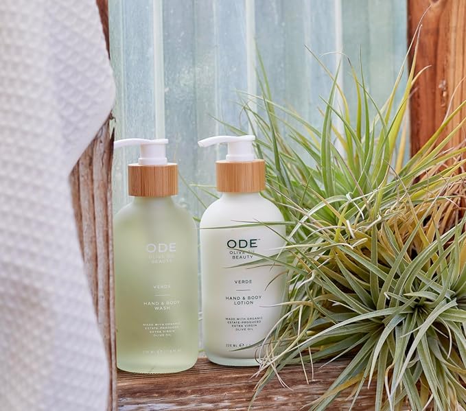 McEvoy Ranch Unscented Hand & Body Wash (2-pack) by ODE Olive Oil Beauty, Organic EVOO, California Made, Nourishing Foaming Wash-FemmiqueWomen