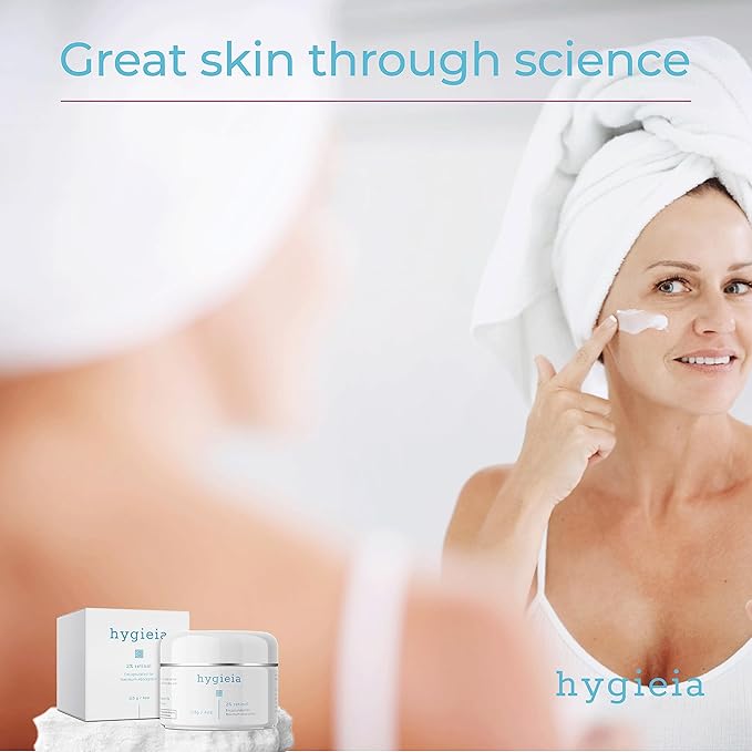 Hygieia + Encapsulated 2% Retinol Cream, 4oz – Liposomal Anti-Wrinkle Cream for Face, Neck & Body – Fast & Deep Cellular Absorption – Day or Night Cream for Firming, Lifting & Repairing Aging Skin-FemmiqueWomen