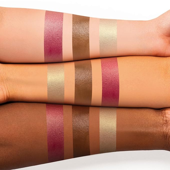 3 Pcs Face Contour Stick Kit, Matte Finish Face Stick Trio with Bronzer Blush Highlighter and Brush, Long Lasting Waterproof Cream Beauty Wand Makeup Set for Sculpt Glowing Face Look (#2, 7, 11)-FemmiqueWomen