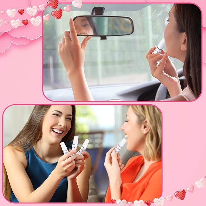 24 Pack Dance Theme Ballet Lip Balms Bulk Moisturizing Lip Balms Back To School Gift Ballet Gifts Lip Balm Christmas Thanksgiving Day Dance Party Thanks Gift for Dancer Girl Woman-FemmiqueWomen