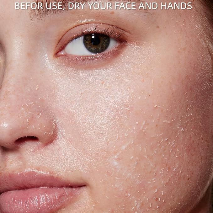 Vitamin C Face Scrub Face Exfoliator Cream Brightening Facial Scrub Exfoliating Facial Wash Microdermabrasion Facial Scrub, Gently Exfoliate Dirt and Dead Skin Cells, Improve Dark Spot, 140g/5oz-FemmiqueWomen