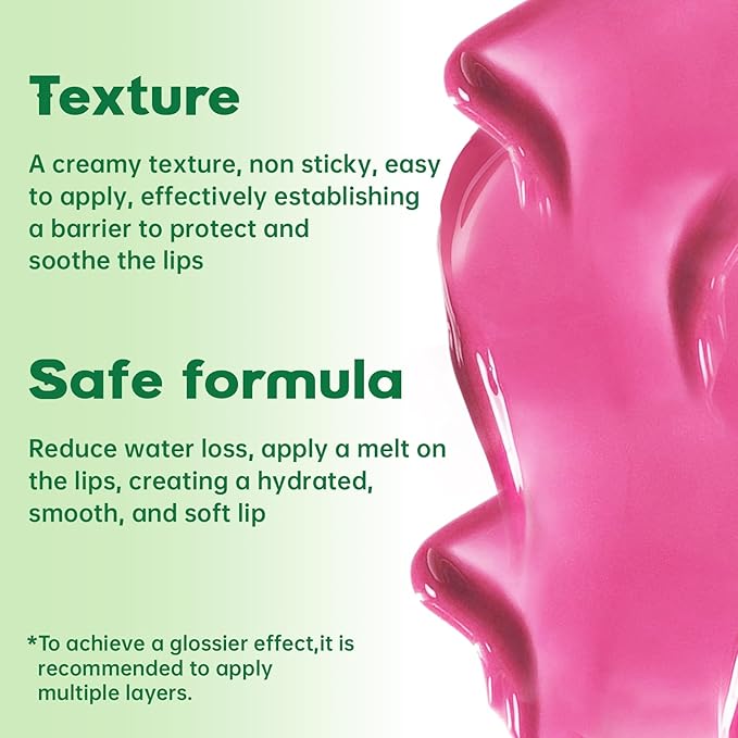 2 in 1 Solid Click Lip Gloss Pen With Brown Lip Liner Set Moisturizing Long Lasting Light Pink High Glossy Jelly Tinted Lip Balm Juicy Buildable Lip Plumper Makeup for Women-FemmiqueWomen