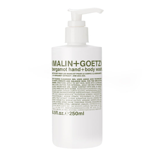MALIN+GOETZ Women's Bergamot Hand + Body Wash, Clear, 8.45 Fl Oz (Pack of 1)-FemmiqueWomen