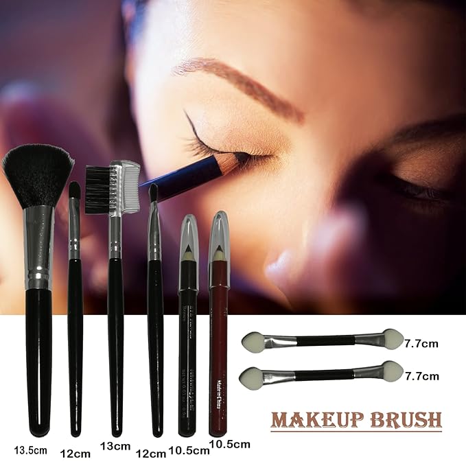 118 Colors Makeup Kit All-in-one Makeup Set, Cosmetic-Gift for Women -Include Makeup Brush Set, Eyeshadow Palette, Brow Powder, Eyebrow Pencil, Lip brush -(Multicolor 101)-FemmiqueWomen