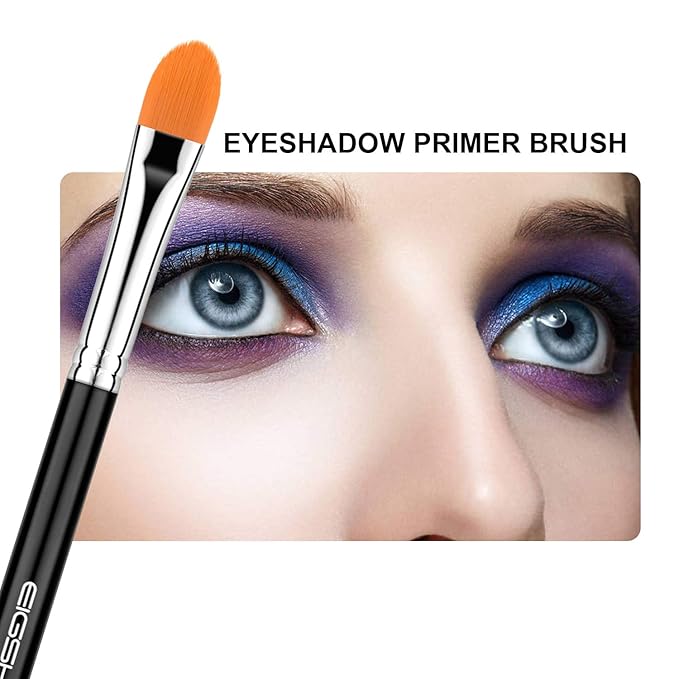 Eye Shadow Primer Applicator Brush for Blending, Concealer, Professional Tools for Applying Cream, Liquid Shadows and Eye Primer Base with Vegan Bristles by EIGSHOW-FemmiqueWomen