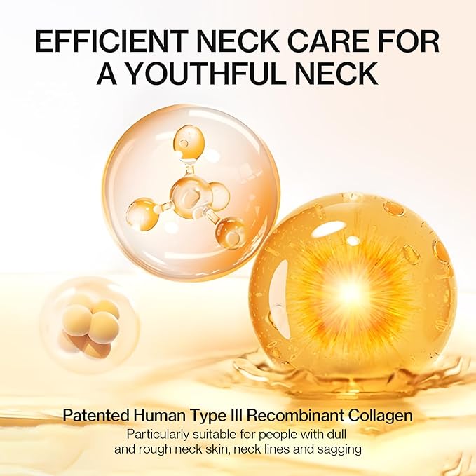 Z:SEA Neck Firming Cream with Roller - Anti-Aging Treatment, Hydrating & Tightening with Collagen, Vitamin C, Hyaluronic Acid, Reduces Wrinkles, Lifts & Firms Skin for Youthful Look, 5.29 fl oz-FemmiqueWomen