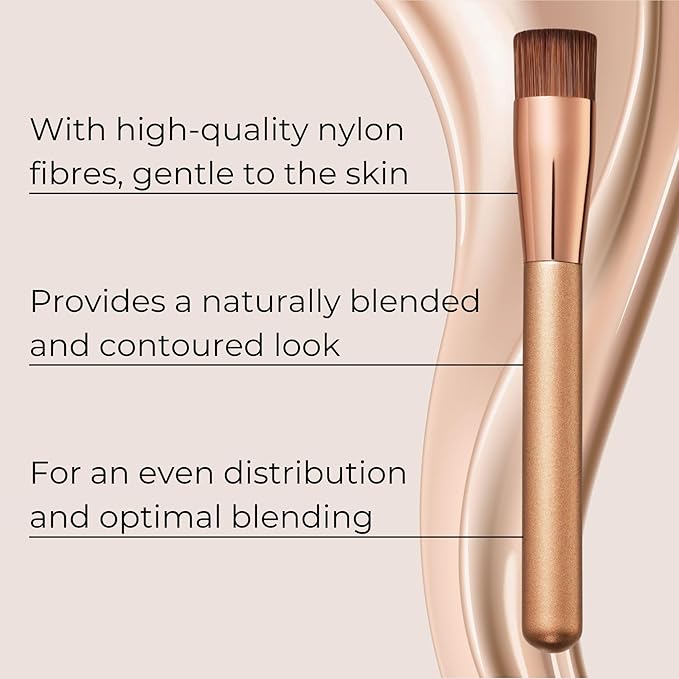 M. Asam FOUNDATION BRUSH (1 piece) - Foundation Brush for Liquid Makeup or any other type of foundation, Makeup Brush, Flawless Face Application-FemmiqueWomen