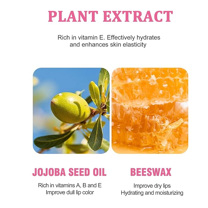 2 In 1 Lip Care Set - Lip Sleep Mask & Lip Scrub - Lip Wrinkles Improve - Cracked Lip Lipstick & Moisturizing Cream - Night Exfoliation Improve Dry and Peeling Lips - Suitable for All Skin Lip Primer-FemmiqueWomen