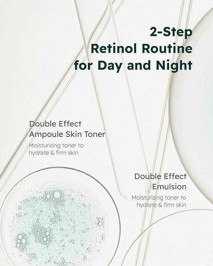 ISA KNOX AGE FOCUS PRIME Double Effect Emulsion by LG Beauty, PRIME Wrinkle For All Serum & PRIME Eye For All Cream - Korean Skin Care, Daytime Retinol (177 ml/5.99 fl oz)-FemmiqueWomen