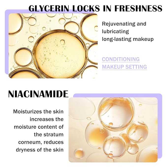 2PCS Makeup Setting Spray for Face,Waterproof Setting Spray for Makeup,Long Lasting Oil Control Finishing Holding Face Mist,Refreshing Hydrating Glossy and Matte Fixing Facial Mist Make Up Set A5-FemmiqueWomen