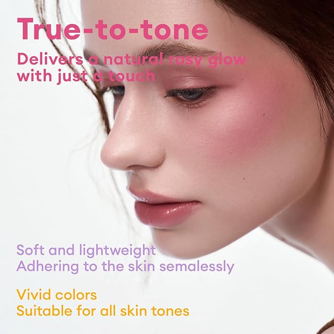 ITY Mood Blush, Blush for Cheeks Makeup,Moisturizing Creamy Blush Dual Funtions, Highly Spreadable, 0.18 oz (5.2g) in Turned On-FemmiqueWomen