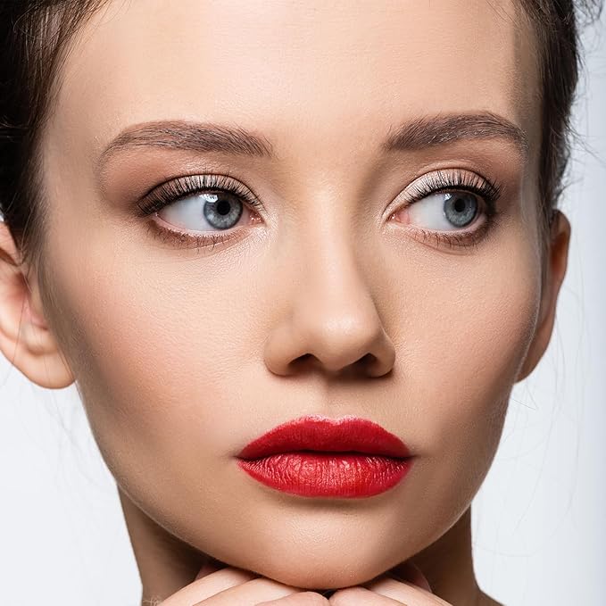 Natural Lashes 7MM Extra Short Eyelashes Natural Cat Eye Lashes 10 Pair False Eyelashes Wispy Eye Lashes Pack C Curl Strip Lashes 3D Volume Short Lashes Siligli Eyelashes-FemmiqueWomen