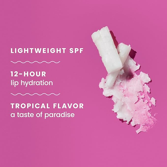 Hawaiian Tropic Tropical Lip Balm SPF 30, 0.14oz | Lip Sunscreen, Lip SPF 30, Lip Sunblock, Oxybenzone Free Sunscreen, Travel Size Sunscreen, Mini Sunscreen, 0.14oz (Pack of 10)-FemmiqueWomen