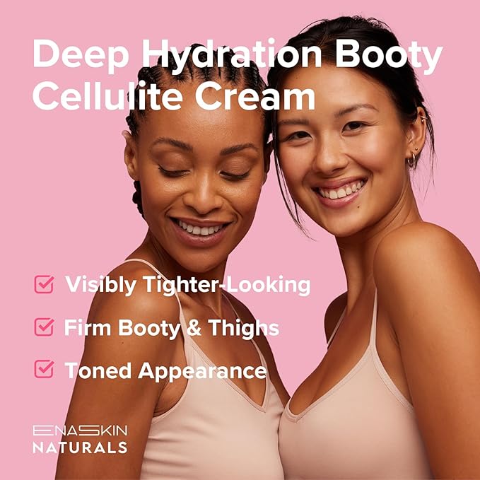 Enaskin Naturals Anti Cellulite Cream: Skin Firming and Tightening Lotion for Booty, Legs & Belly - Lifting Body Mask for Women Loose Skin, Lift & Firm Moisturizing Bum Bum Care-FemmiqueWomen