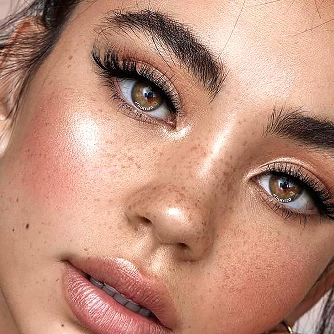 Mink Lashes False Eyelashes Wispy 3D Volume Cat Eye Faux Mink Eyelashes Natural Look 18mm Strip Eyelashes Pack 7 Pairs by Kiromiro-FemmiqueWomen