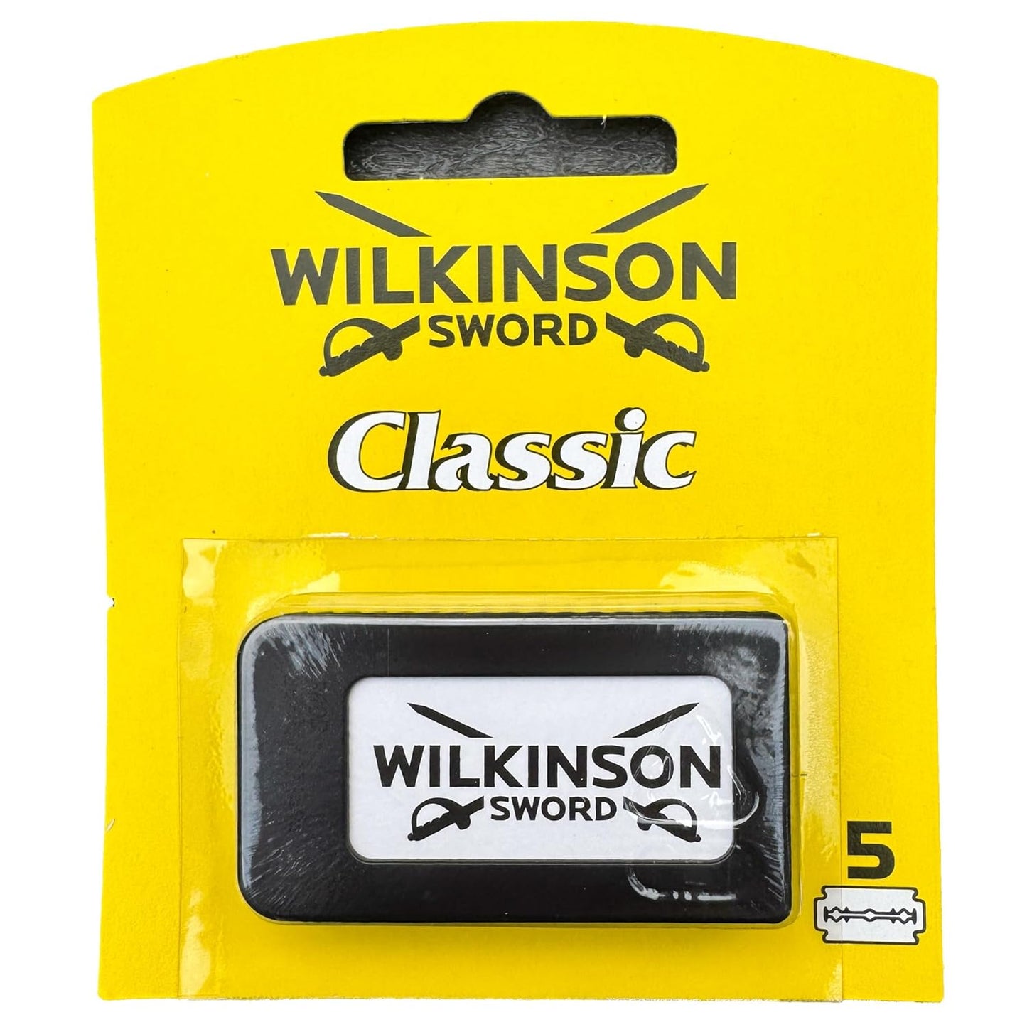 100 Wilkinson Sword Classic Double Edge Safety Razor Blades | German Made Stainless Steel Blades for Smooth, Close Shave | Fits All Double Edge Razors | 20 X 5-FemmiqueWomen