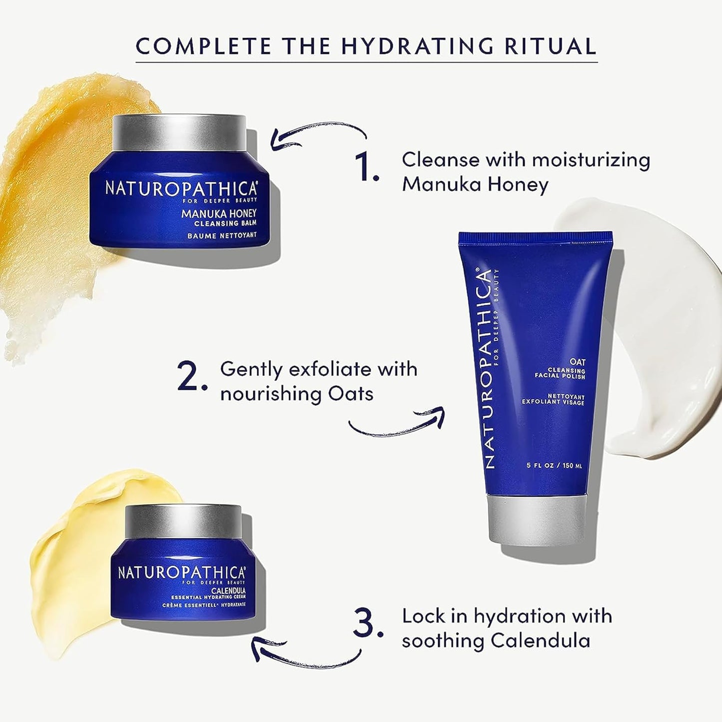 Naturopathica Manuka Honey Cleansing Balm, Manuka Honey Skin care, Makeup Removing Facial Cleanser, Gentle and Hydrating Face Wash, Cleansing Balm 2.8 fl oz-FemmiqueWomen