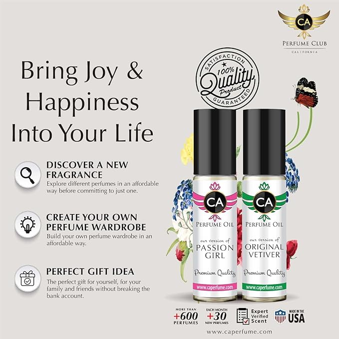 CA Perfume Impression of Soleil Blanc For Women & Men Replica Fragrance Body Oil Dupes Roll-On 0.3 Fl Oz-X3-FemmiqueWomen