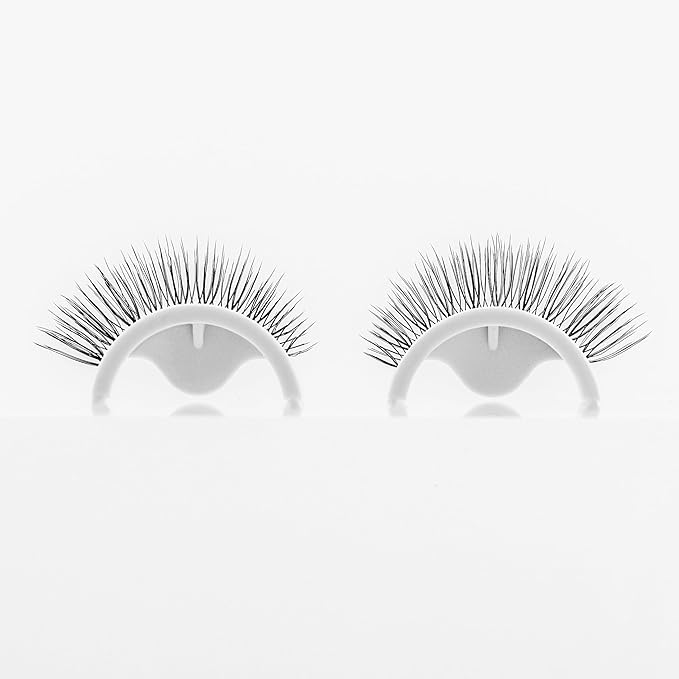False Eyelashes, 5 Pairs Wispy Light Pre-Glued Self Adhesive Lashes with Applicator (DLP01)-FemmiqueWomen