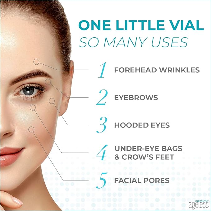 Instantly Ageless Facelift - Instant Eye Bag Remover Puffiness - 20 Vials - Instant Under Eye Bags Remover - Wrinkle Tightener - Instant Wrinkle Remover for Face Instant Lift-FemmiqueWomen