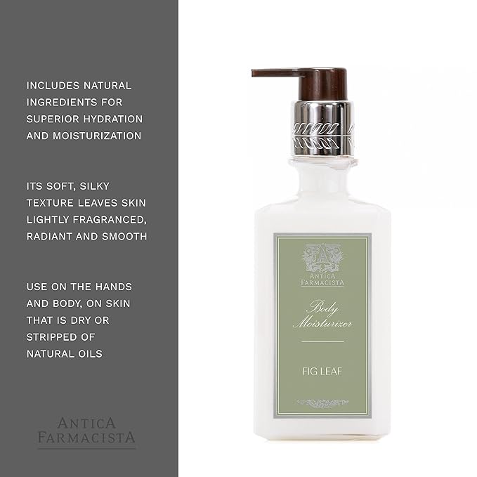 Antica Farmacista Body Moisturizer - Moisturizing Scented Lotion - Premium Body Moisturizer - Luxury Gift for Women & Men - Hand & Skin Hydration - Fig Leaf, 10 Fl Oz-FemmiqueWomen