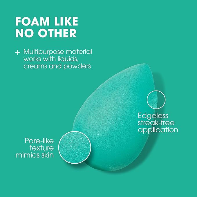 Beautyblender® | Chill Blender Makeup Sponge | Blend Liquid Foundations, Powders and Creams | Streak Free Application | Vegan, Cruelty Free | Made in USA-FemmiqueWomen